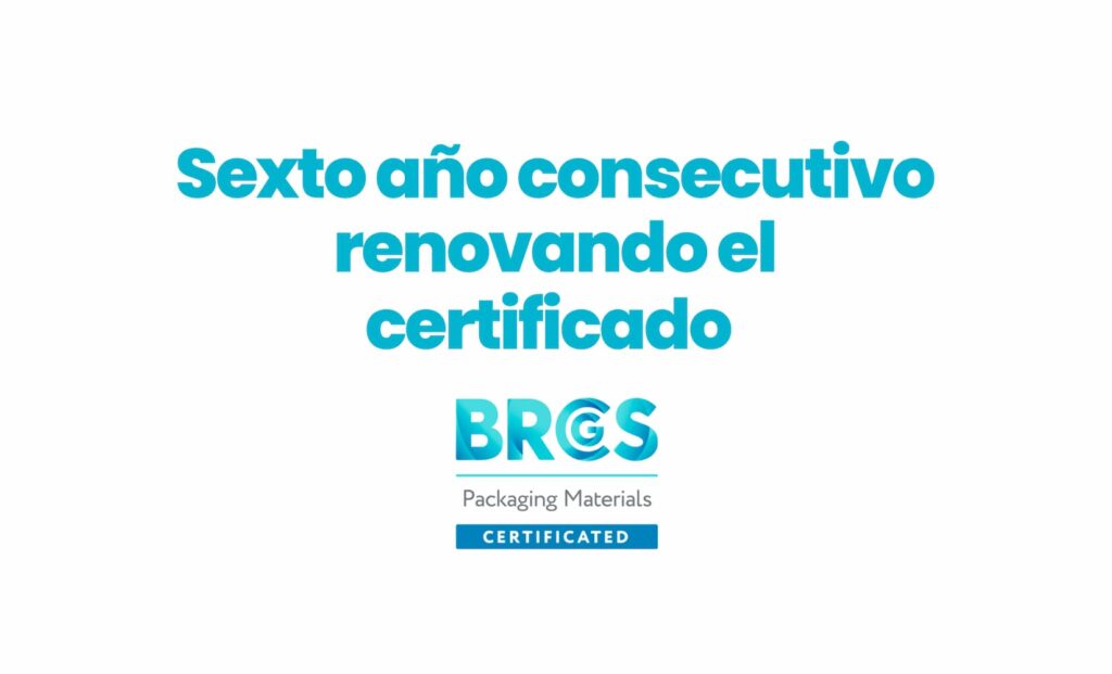 Renovación del certificado BRC Packaging