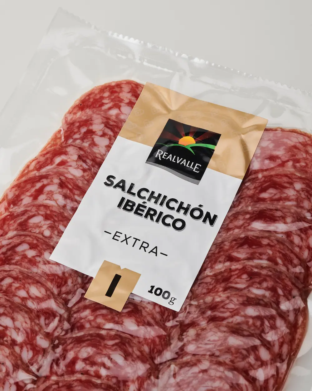 Etiq. salchichón ibérico R.Valle